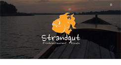 Desktop Screenshot of fischrestaurant-strandgut.de