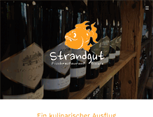 Tablet Screenshot of fischrestaurant-strandgut.de